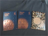 Lincoln Cents Books w/Coins - See Picture For