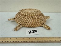 Papago Basket Turtle 11" x 7"