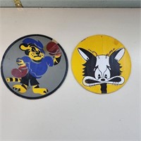 Hand Painted Military Patches