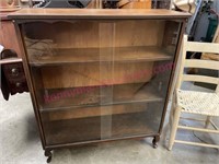 Nice 1940s bookcase on legs (36in wide)
