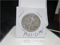 Walking Liberty Half Dollar 1943-D