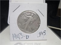 Walking Liberty Half Dollar 1943-D