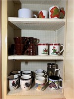 Contents of Cabinet (Coffee Mugs / Cups)
