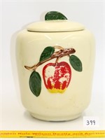 Vintage Pippen apple cookie jar by American