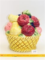 Fruit basket cookie jar by Treasure Craft