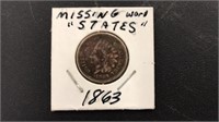 1863 Penny-missing word STATES
