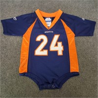 Champ Bailey No. 24 Broncos Onsie 12- Months