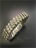 Vintage Rhinestone Stretch Bracelet