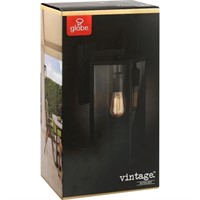 Globe Electric Blk In/Outdoor 1Lt Wall Sconce