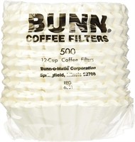 Bunn 1000 Ct 12 Cup Commercial Coffee Filters
