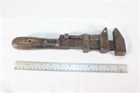 Antique Russwin Wood & Metal Pipe Wrench
