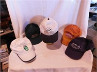 6 canvas ball cap hats:  Read Head - Colonel Coon