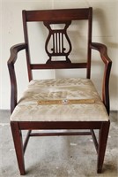 Padded Wooden Table Chair