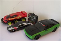 3 R/C Cars Untested TYCO Scorcher Has No Battery