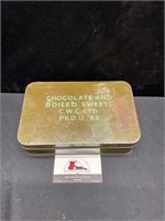 Chocolate and Boiled Sweets Tin