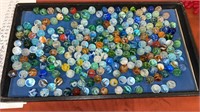 225 various swirls marbles mostly mint condition