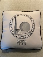 1939 New York worlds fair pillow. Master.