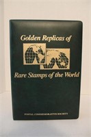 Golden Replicas of Rare Stamps of The World Postal