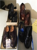 4 pairs men's shoes; size 10 (loafers - appears