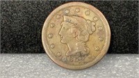 1852 Large Cent