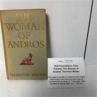 1930 1st Printing, The Woman of Andros, by Thornto