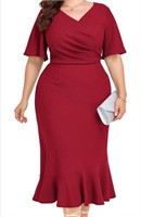 New (Size 3XL) LALAGEN Plus Size Dress for Women