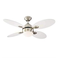 NOMA 4-Blade Ceiling Fan  42-in  White