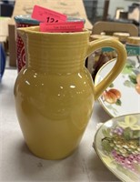 VTG CERINAL PORTUGAL MADE GLAZED POTTERY PITCHER