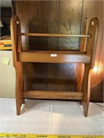 Oak Quilt Rack