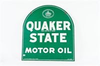 QUAKER STATE MOTOR OIL DST TOMBSTONE SIGN