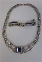 Sterling silver Lapis Lazuli necklace