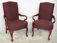Pair Of Golden Chair Co. Classsic Cabernet Chairs