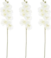 LAHONI 3pc 27.6 White Orchid Stems