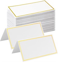 LAHONI 50pc Gold Foil Place Cards x2