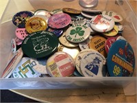 Huge Collection of 100 Retro Buttons