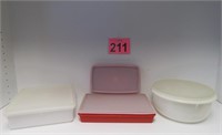 Vintage Tupperware Containers & Bowls w/ Lids