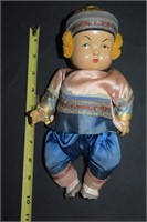 Vintage Chinese Composition Ming Ming Doll 9.5"