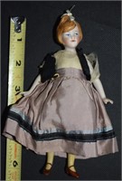 128-2 Germany Bisque 6.5" Tall Doll