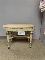 French Provincial vanity stool.