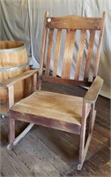 Wooden Rocking Chair - Match to Lot 349