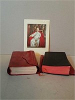 Christian Books and Pope Print