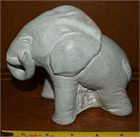 Isabel Bloom Signed Elephant Figure 6" Long