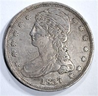 1837 CAPPED BUST HALF DOLLAR XF