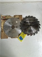 2) 10” circular saw blades