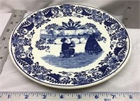 C3) FANTAISIE MADE IN HOLLAND BLUE & WHITE PLATE