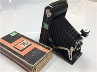 Antique Kodak Junior Camera & box