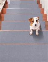 VEVOR Stair Treads, Stairs Carpet Non Slip 8" x 3,