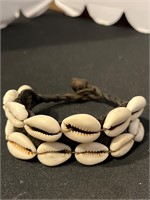 Shell Leather Bracelet