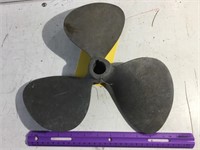 12" brass boat propeller