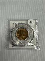 1930 Penny Good Luck Token Coin Nice BU
